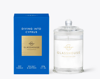 Glasshouse Diving Into Cyprus Candle(2.1oz)