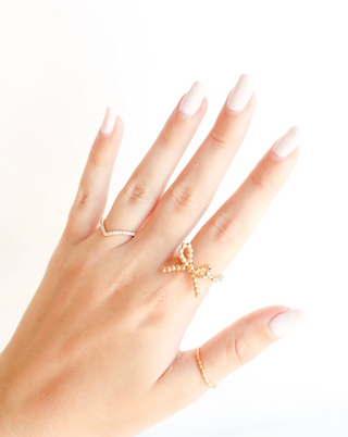Gold Bow Ring