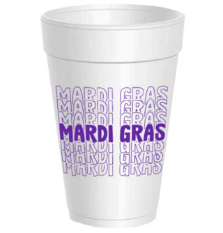 Mardi Gras Mirror Cup