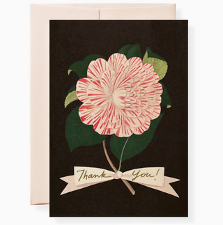Camellia Thank You Greeting Card