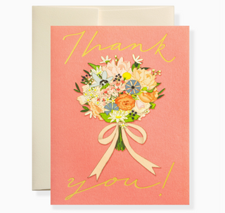 Thank You Bouquet Greeting Card