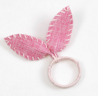 Burlap Bunny Ears Napkin Ring