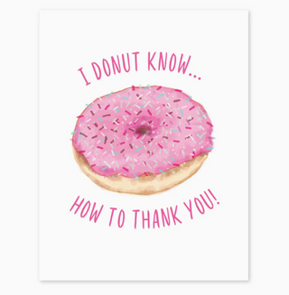 Donut Greeting Card