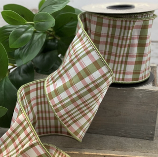 Dupion Plaid Ribbon