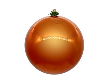 Vickerman Burnish Orange Pearl UV Drilled Ball 6"
