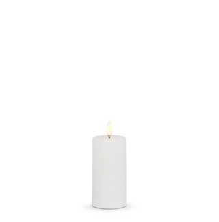White Pillar Candle 2"x 4"