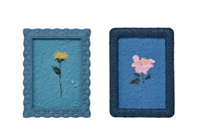 Embossed Pewter Photo Frame