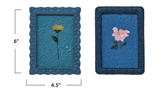 Embossed Pewter Photo Frame
