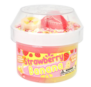 Strawberry Banana Cloud Slime