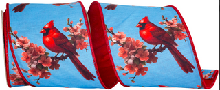 CARDINAL BLOSSOM DELUXE WIRED EDGE