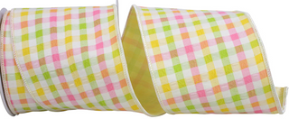 CHECK PASTEL BRIGHT SEERSUCKER WIRED EDGE