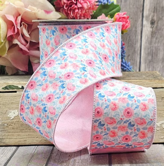 3" Poplin Floral Ribbon
