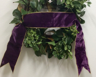 Lavender Velvet Banner