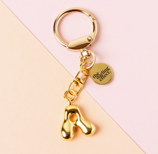 Bubble Letter Keychain Bag Charm
