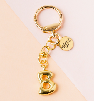 Bubble Letter Keychain Bag Charm