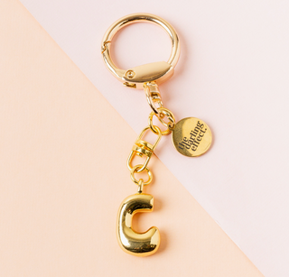 Bubble Letter Keychain Bag Charm
