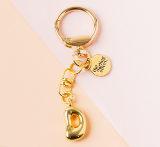 Bubble Letter Keychain Bag Charm
