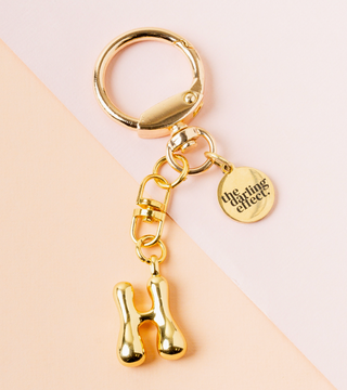 Bubble Letter Keychain Bag Charm