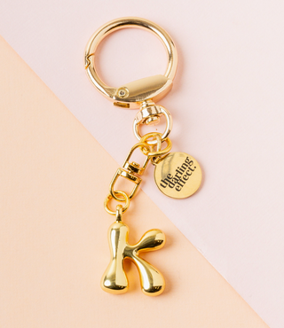 Bubble Letter Keychain Bag Charm