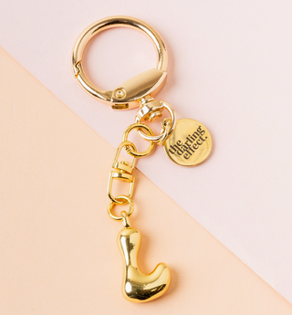 Bubble Letter Keychain Bag Charm