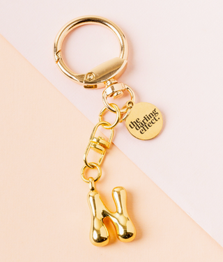 Bubble Letter Keychain Bag Charm