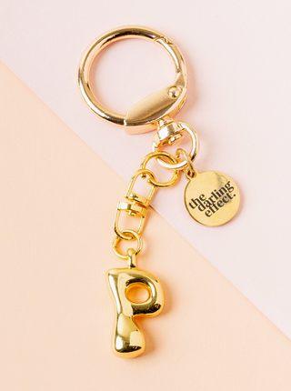 Bubble Letter Keychain Bag Charm