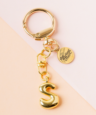 Bubble Letter Keychain Bag Charm