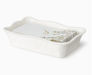 Perlette Cream Hw Melamine Guest Napkin Holder