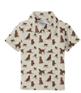 Short Sleeve Polo Shirt - Labradors