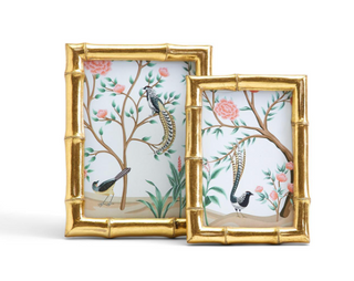 Gold Faux Bamboo Photo Frame