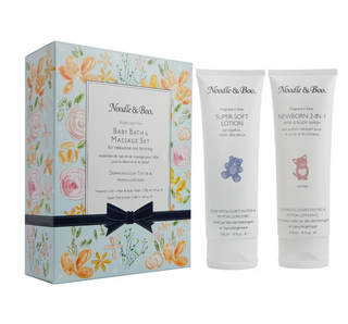 Baby Bath & Massage Fragrance Free Gift Set