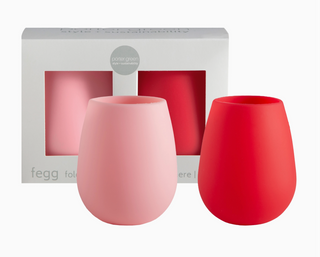 Silicone Unbreakable Glasses- Set of 2