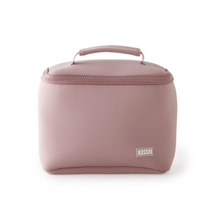 Neoprene Makeup Bag in Mauve