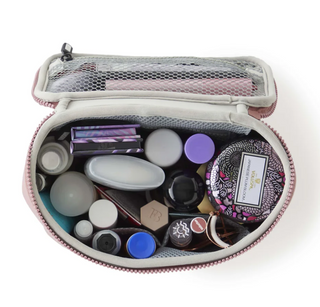 Neoprene Makeup Bag in Mauve