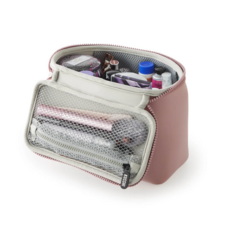 Neoprene Makeup Bag in Mauve