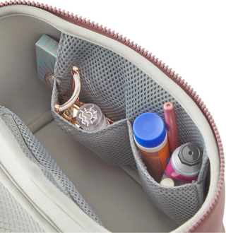 Neoprene Makeup Bag in Mauve