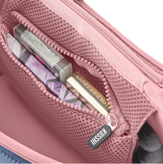 Neoprene Makeup Bag in Pearl Blue