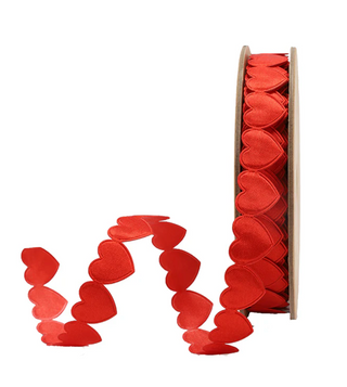 1" Organza Trim | Heart Edging | 10 Yard Roll (Copy)