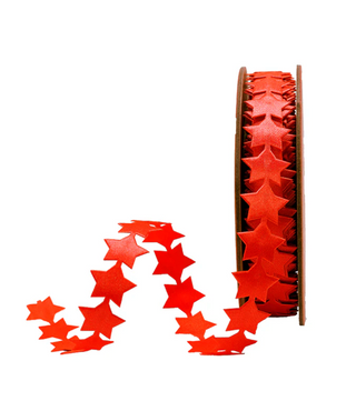 3/4" Ultra Sonic Trim | Star Red | 10 Yard Roll