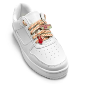 Positive Vibes Shoelaces + Charm Set