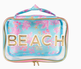 Beach Accessories Pouch Set, Royal Coral