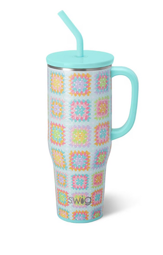Granny Squares Mega Mug 40oz