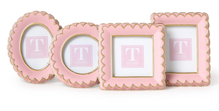 Pink Scalloped Mini Photo Frame