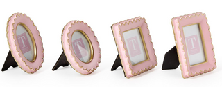 Pink Scalloped Mini Photo Frame