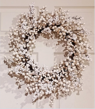 24" Pearl Wreath