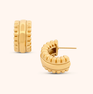 Refined Hoops in Gold