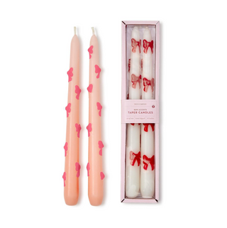 Bow Taper Candles in Gift Box