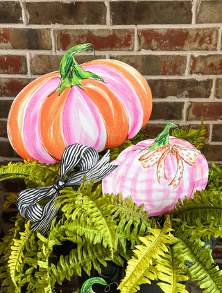 Pink & Orange Pumpkins