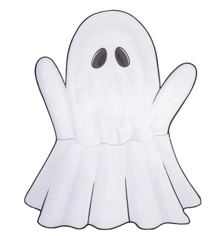 Lined Ghost Large Yard Sign