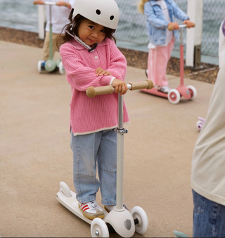 Banwood Eco Scooter with Helmet - Ivory